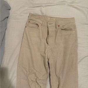 Cream Corduroy Pants levis